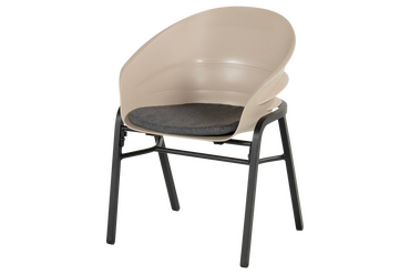 Hartman dining tuinstoel Tubb Taupe