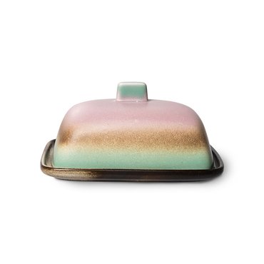 HKliving 70s ceramics: butter dish mercury