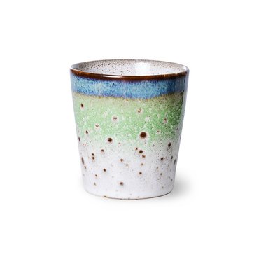 HKliving 70s ceramics: coffee mug cornet - afbeelding 1