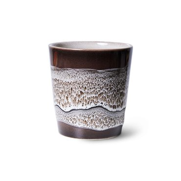 HKliving 70s ceramics: coffee mug rock on - afbeelding 1