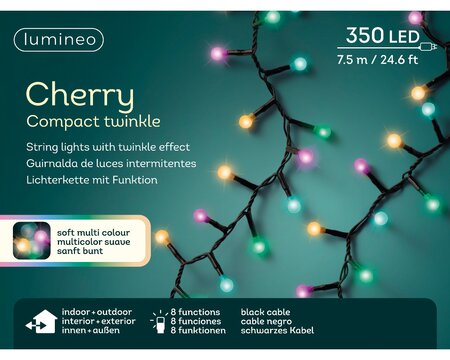 Compact verlichting cherry 350 LED soft multicolour - afbeelding 1