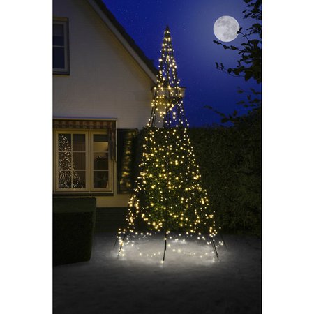 Fairybell kerstboom 400 cm incl. mast - afbeelding 1