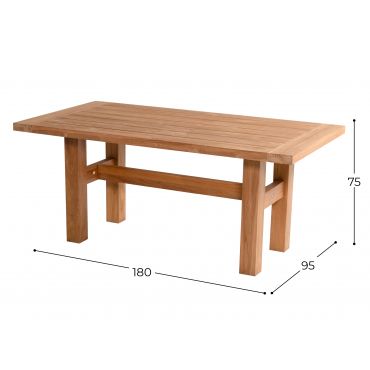 Hartman tuintafel Sophie Yasmani 180 cm - afbeelding 2