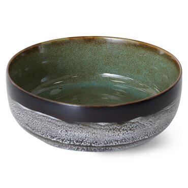 HKliving 70s ceramics: salad bowl rock on - afbeelding 2