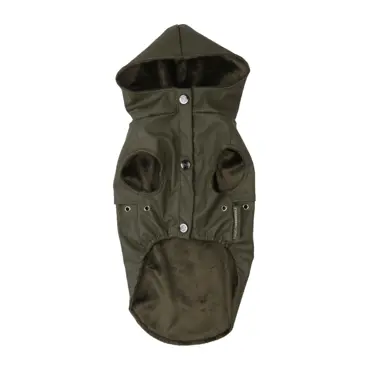 Honden regenjas - khaki - 24 cm - afbeelding 2