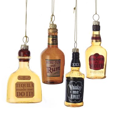 Kurt S. Adler kerst ornament drankfles