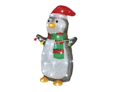 LED figuur pinguin acryl
