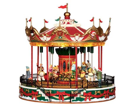 Lemax SANTA CAROUSEL, INCL. ADAPTOR