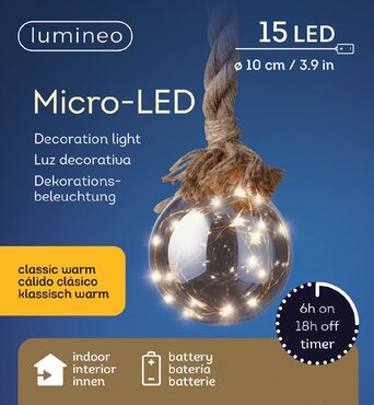 Microled bal 15 LED - afbeelding 5