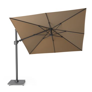 Platinum Sun & Shade zweefparasol Challenger T² 300x300 taupe