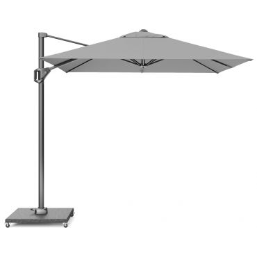 Platinum Sun & Shade zweefparasol Voyager T¹ 250x250 lichtgrijs