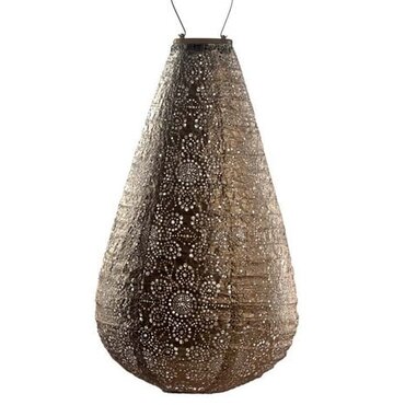 Lumiz solar lampion fiore goud drop Ø28 cm