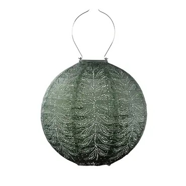 Lumiz solar lampion folia sage groen rond Ø30 cm