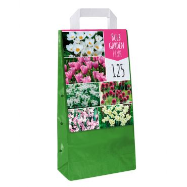 Tas met 125 bollen Bulb Garden Pink