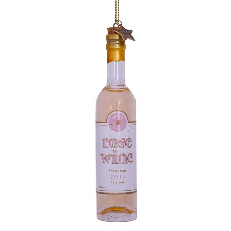 Vondels kersthanger fles rose wijn