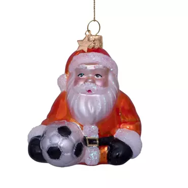 Vondels kersthanger WK voetbal oranje kerstman