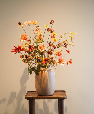 Zijden boeket 'Autumn Spice' groot