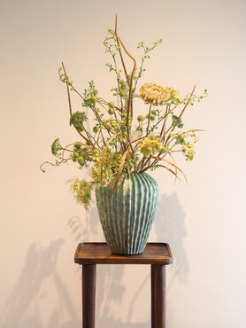 Zijden boeket 'Green Escape'