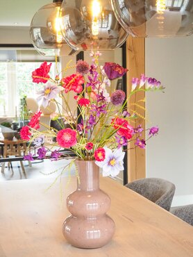 Zijden boeket 'Purple Summer' - groot