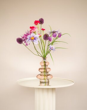 Zijden boeket 'Purple Summer' - klein